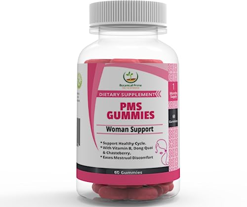 BOTANICAL PRIME PMS Gummies for Women, 30 Servings (Pack of 1) - Proactive PMS Relief