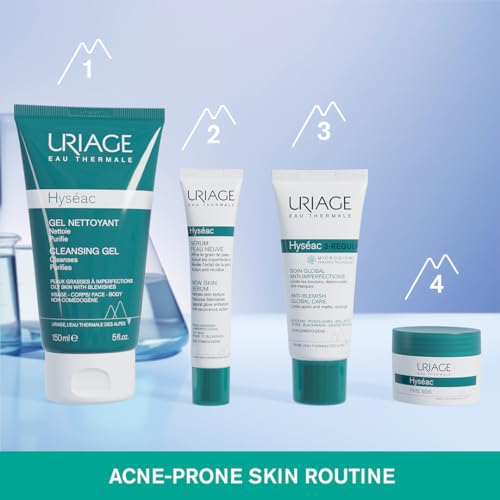 Uriage Hyseac 3-regul+ | Face Moisturizer For Oily Skin Prone To Acne. Pimples, Spots