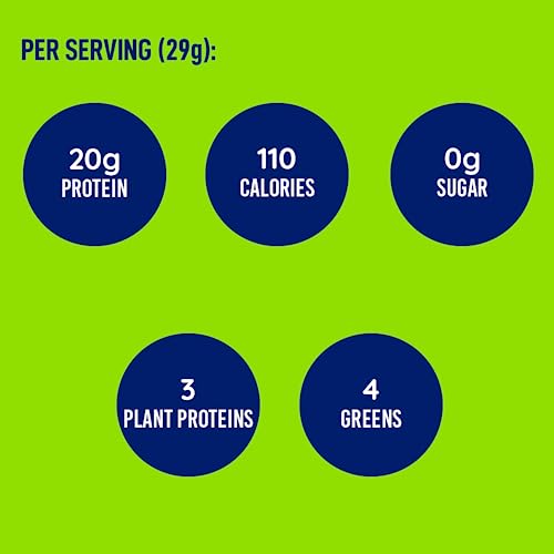 LeanFit Plant-Based Protein & Greens Natural Vanilla – 20g Plant Protein + 4 Leafy Greens