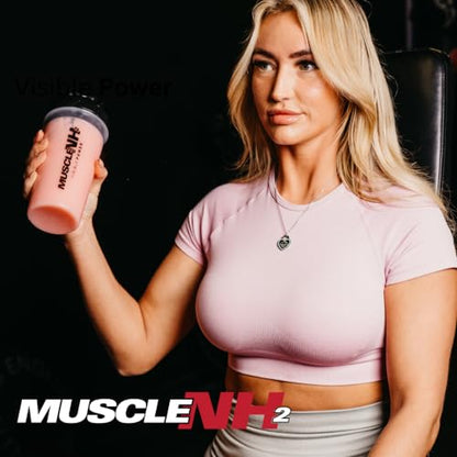 MuscleNh2 Whey Protein Powder Milk Protein, Soy Free, Gluten Free, Naturally Occurring BCAAs