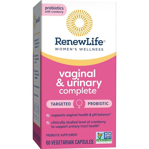 Renew Life Women's Wellness Vaginal and Urinary Probiotic and Cranberry Supplement