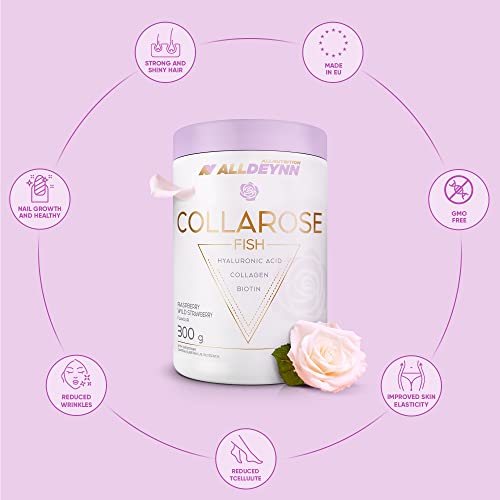 ALLDEYNN Collarose Fish Collagen Powder - Fish Collagen Hydrolysate with Hyaluronic Acid