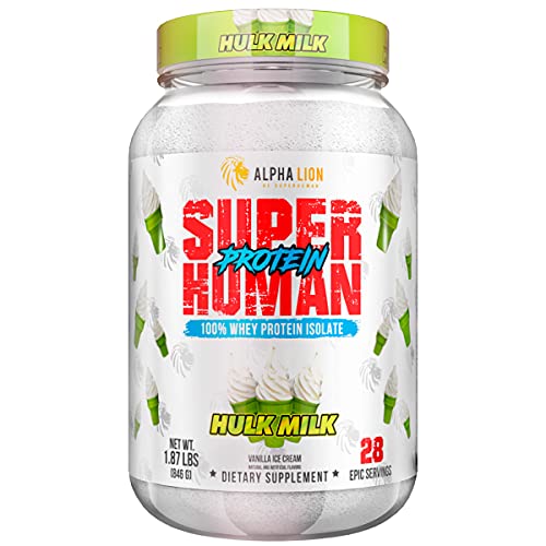 ALPHA LION Superhuman Whey Protein Powder, Great Tasting Pure Whey Protein Isolate