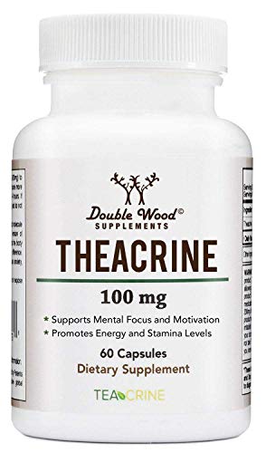 Theacrine (Teacrine) 100 Mg, 60 Capsules - Energy and Focus Supplement (Similar to Caffe