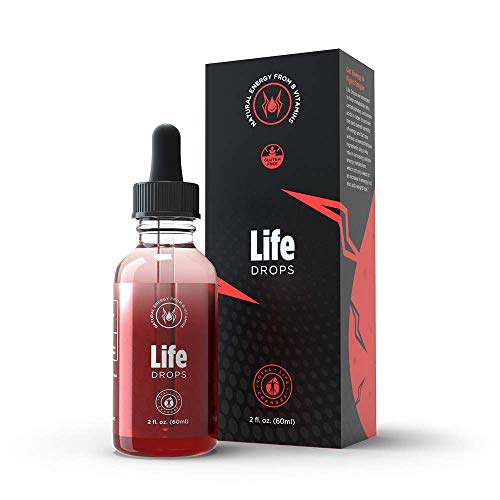 TLC IASO Life Drops Energy Booster - Cellular Metabolism Energy Supplement, Vitamin B12