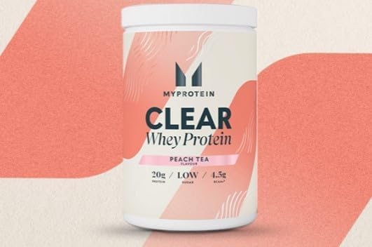 Myprotein Clear Whey Isolate Protein Powder - Peach Tea - 488g - 20 Servings