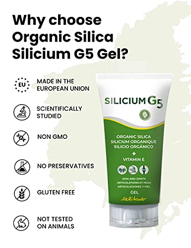 SILICIUM G5 Gel | Transdermal Silica Supplement for Skin Application and Dermal Absorption