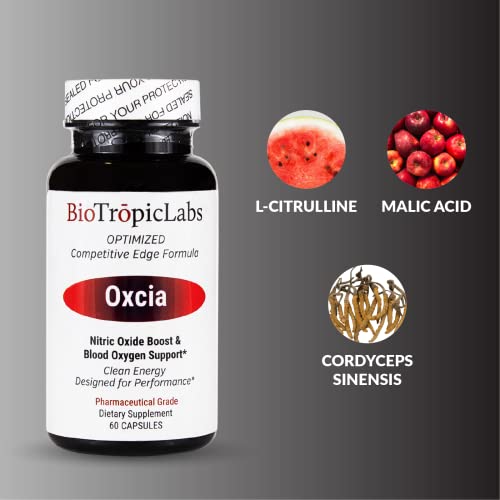 BioTropicLabs Oxcia – Clean, Powerful Energy Delivered via Blood Oxygenation-vasodilation. Apex Design gets More vasodilated and oxygenated Blood to Where You Need it Most, and Faster!