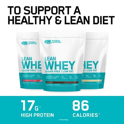 Optimum Nutrition Lean Whey Protein Powder, Low Fat, Sugar Free Diet Protein Powder