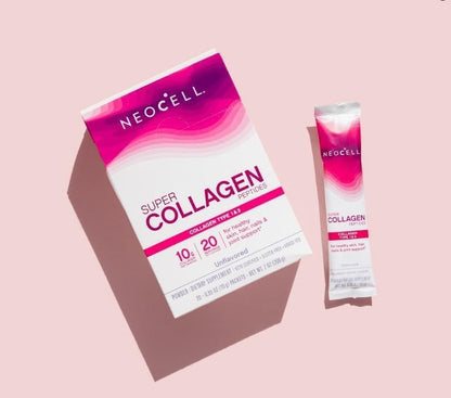 NeoCell Super Collagen Peptides, 10 g Collagen/Single-Serve Packet; Keto Certified