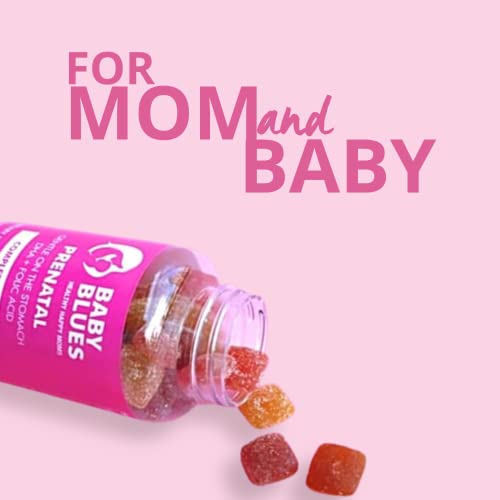 Baby Blues Prenatal Gummies: Complete Multivitamin with DHA + EPA Omega 3s