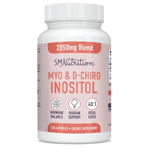 Myo-Inositol & D-Chiro Inositol | Hormone Balance for Women | Ideal 40:1 Ratio | Myo Inosit