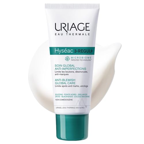 Uriage Hyseac 3-regul+ | Face Moisturizer For Oily Skin Prone To Acne. Pimples, Spots