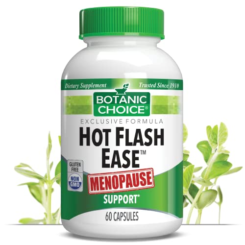 Botanic Choice Natural Menopause Hot Flash Relief Balance Supplement for Women - Powerful Herbal Blend