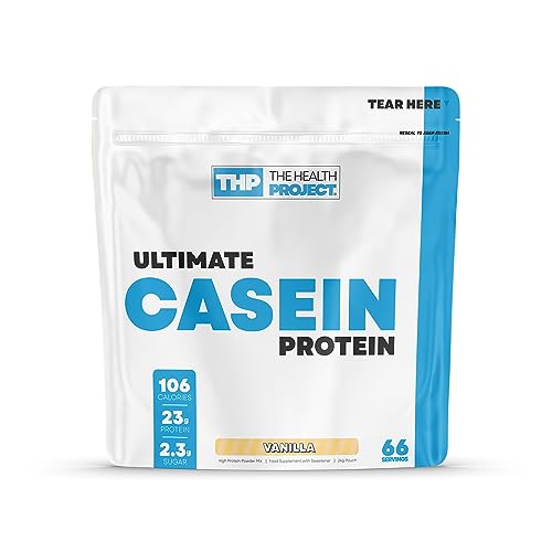 The Health Project Ultimate Casein Protein - Health-Conscious Slow Digesting Supplement 