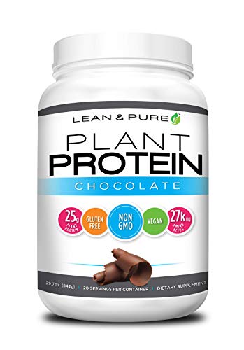 Lean & Pure Plant Protein, 25g of Protein, Non GMO, Vegan, Gluten Free. Low Carb, 842g