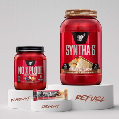 BSN SYNTHA-6 Whey Protein Powder with Micellar Casein, Milk Isolate, Cinnamon Toaster