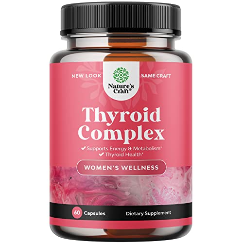 Advanced Thyroid Support for Women with Ashwagandha - Adaptogenic Thyroid Supplement