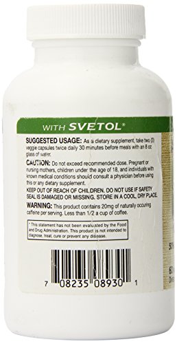 Absolute Nutrition Diet Supplement, Green Coffee Bean Extract with Svetol, 60 Count