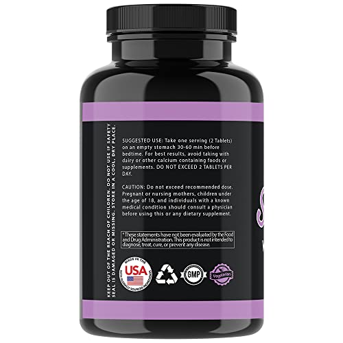 Angry Supplements Skinny Dreams, Night Time for Restful Sleep All-Natural Weight Loss