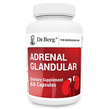 Dr. Berg's Adrenal Glandular - Cortisol Manager, More Energy, Focus, Stress and Immunity