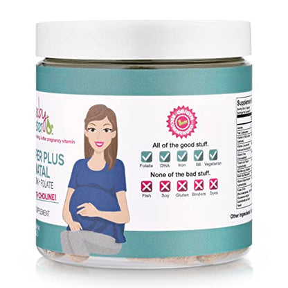 Baby Booster Proper Plus Prenatal Vitamins with Vegan DHA + Methyl Folate + Choline + Multi