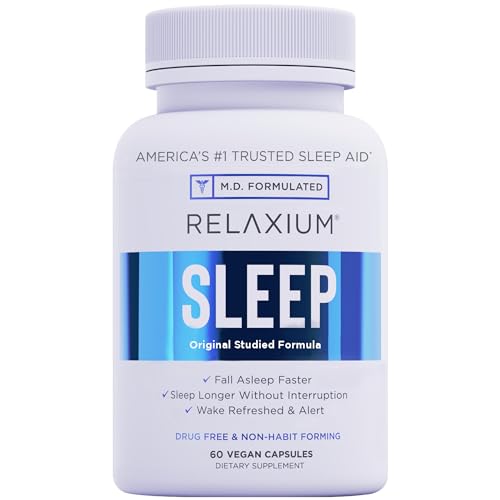 Relaxium Sleep Aid, 30-Day Supply, Dietary Supplement, Better Sleep, Magnesium