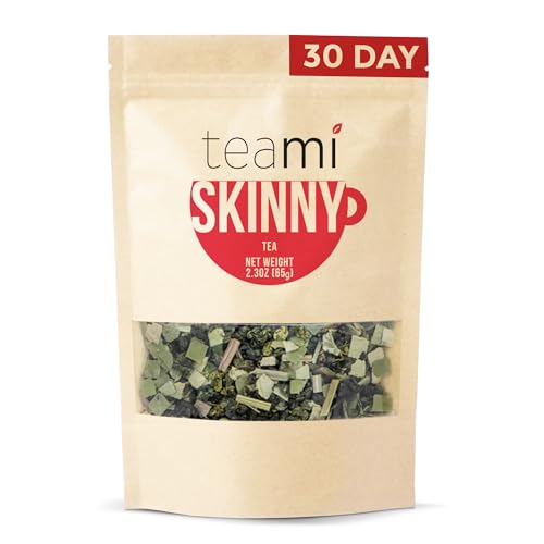 Teami Skinny Tea Supports Slimming and Colon Cleanse - Natural Detox Tea Helps 