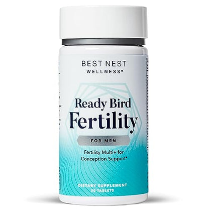 Best Nest Ready Bird Men's Fertility Vitamins for Conception, Mens Prenatal Vitamins