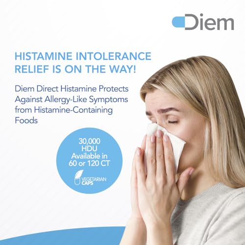 Omne Diem Histamine Digest DAO 30,000 HDU - 120 Caps - Histamine Neutralizing