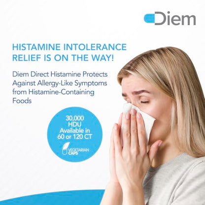 Omne Diem Histamine Digest DAO 30,000 HDU - 120 Caps - Histamine Neutralizing