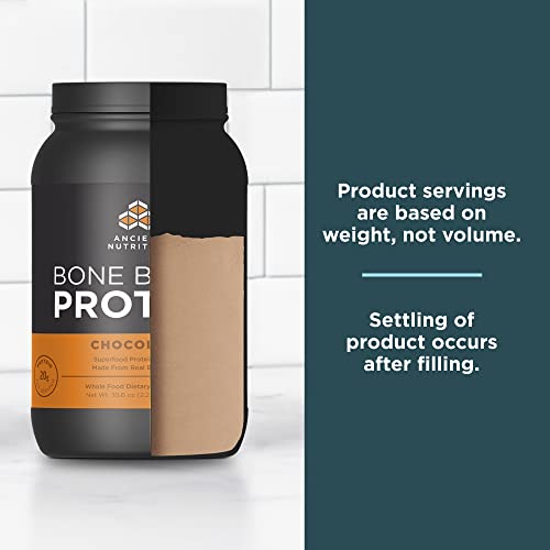 Ancient Nutrition Protein Powder Made from Real Bone Broth, Chocolate, 20g Protein