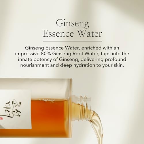 Beauty of Joseon Ginseng Essence Water Hydrating Face Toner for Dry, Dull Skin