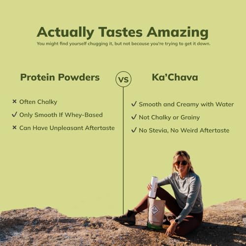 Ka’Chava All-In-One Nutrition Shake Blend, Matcha, 85+ Superfoods, Nutrients & Plant