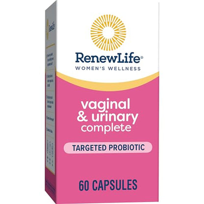 Renew Life Women's Wellness Vaginal and Urinary Probiotic and Cranberry Supplement