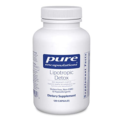 Pure Encapsulations Lipotropic Detox | Hypoallergenic Supplement Supports Liver Function 