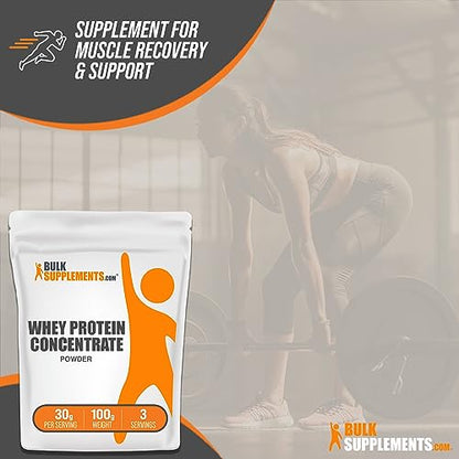 BULKSUPPLEMENTS.COM Whey Protein Concentrate Powder - Unflavored Protein Powder