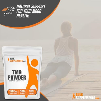 BULKSUPPLEMENTS.COM Betaine Anhydrous Powder - Trimethylglyine, TMG Supplements