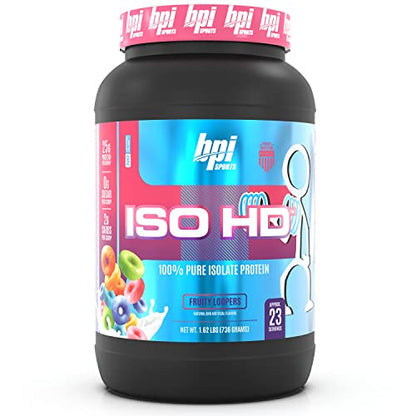 BPI Sports ISO HD – 100% Whey Protein Isolate Powder – Muscle Growth, Recovery