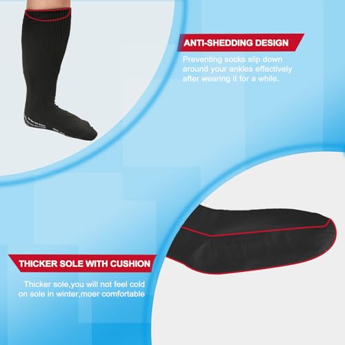 Bulinlulu Extra Width Diabetic Socks Women Men-4 Pairs Super Wide Edema