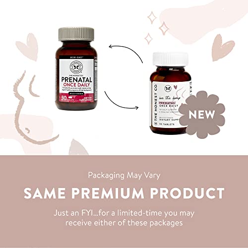 The Honest Company Love the Bump Prenatal Once Daily Supplement | NSF-Certified, Non-GMO