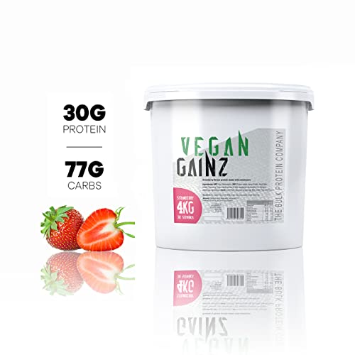 The Bulk Protein Company, Vegan Gainz - Plant Based Protein Powder - Weight Gainer- 32 Servings