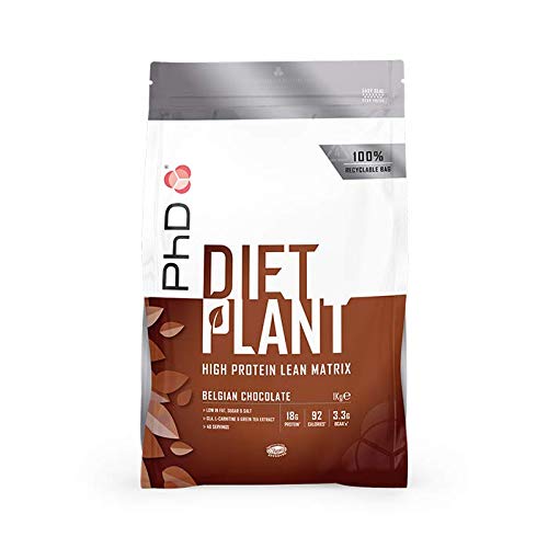 PhD Nutrition Diet Plant, Vegan Protein Powder Plant Based, High Protein Lean Matrix