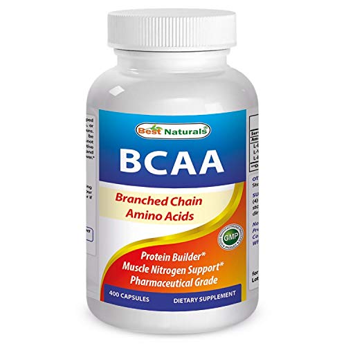 Best Naturals BCAA Branch Chain Amino Acid, 3200mg per Serving, 400 Capsules 