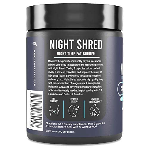 InnoSupps Night Shred | Night Time Fat Burner and Natural Sleep Support