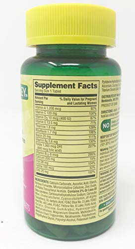 Spring Valley - Prenatal, Multivitamin, Multimineral, Twin Pack 200 Tablets Total