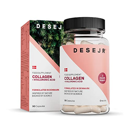 DESEJR Collagen & Hyaluronic Acid 90 Capsules (3 Months) 