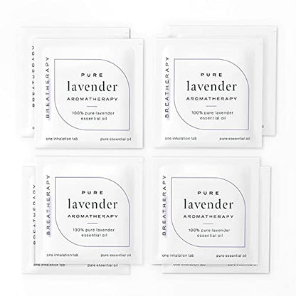 Breatherapy Pure Essential Oil Aromatherapy Inhalation Tabs, 8-Pack (Lavender)