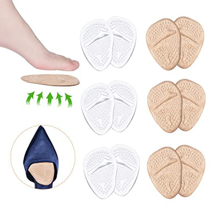 Ball of Foot Cushions, Metatarsal Pads, High Heel Inserts, Forefoot Cushions