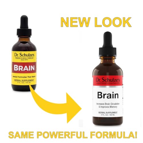 Brain Formula 2 oz. - Vegan and Wild-Harvested | Stimulates Circulation and and Improved